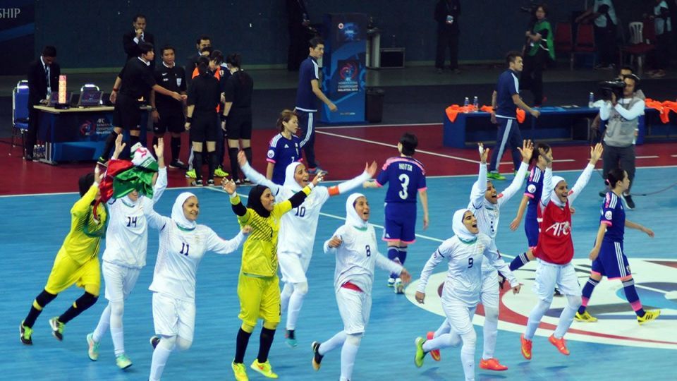 تیم فوتسال بانوان ایران قهرمان آسیا شد تیم فوتسال بانوان ایران قهرمان آسیا شد