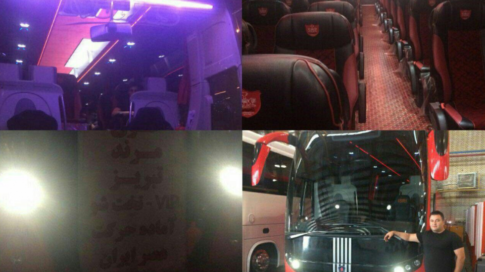 عکس/ اتوبوس پرسپولیس درحال مسافرکشی عکس/ اتوبوس پرسپولیس درحال مسافرکشی