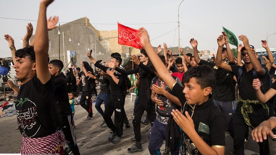 پیاده روی اربعین در ناصریه عراق پیاده روی اربعین در ناصریه عراق