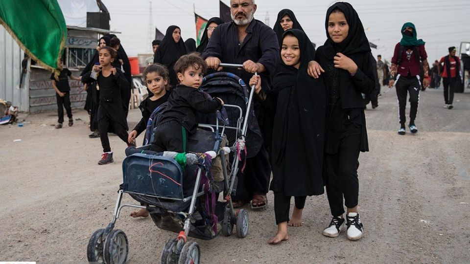 پیاده روی اربعین در ناصریه عراق پیاده روی اربعین در ناصریه عراق