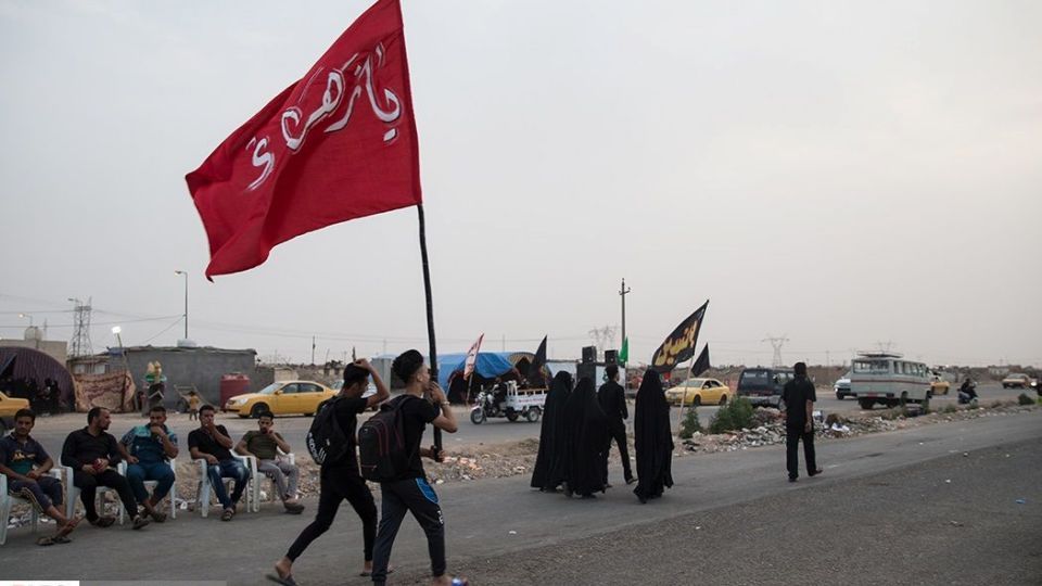 پیاده روی اربعین در ناصریه عراق پیاده روی اربعین در ناصریه عراق