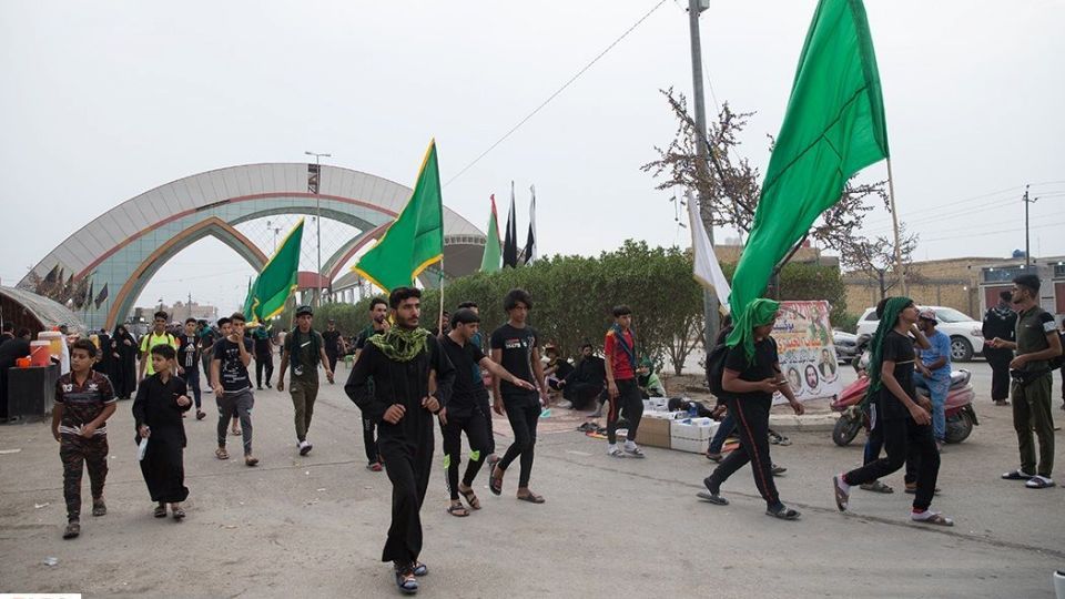 پیاده روی اربعین در ناصریه عراق پیاده روی اربعین در ناصریه عراق