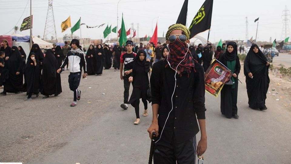 پیاده روی اربعین در ناصریه عراق پیاده روی اربعین در ناصریه عراق