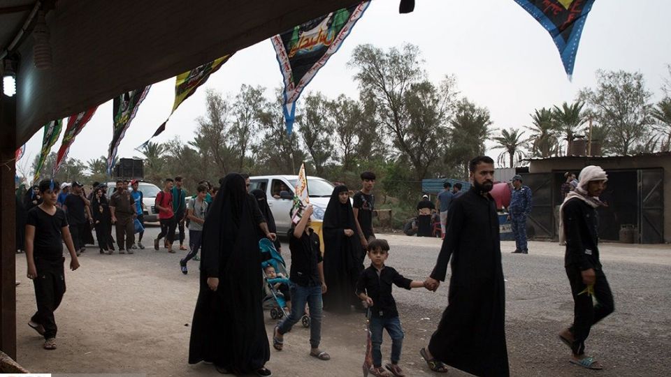 پیاده روی اربعین در ناصریه عراق پیاده روی اربعین در ناصریه عراق