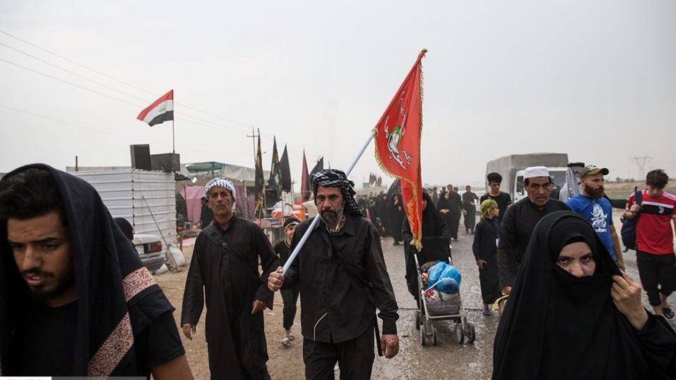 پیاده روی اربعین در ناصریه عراق پیاده روی اربعین در ناصریه عراق