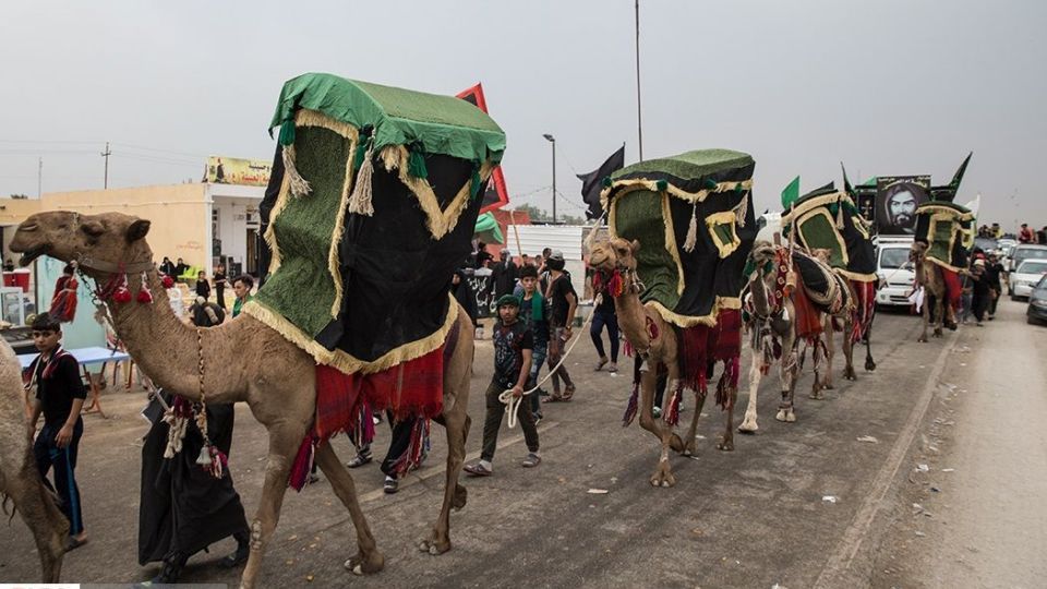 پیاده روی اربعین در ناصریه عراق پیاده روی اربعین در ناصریه عراق