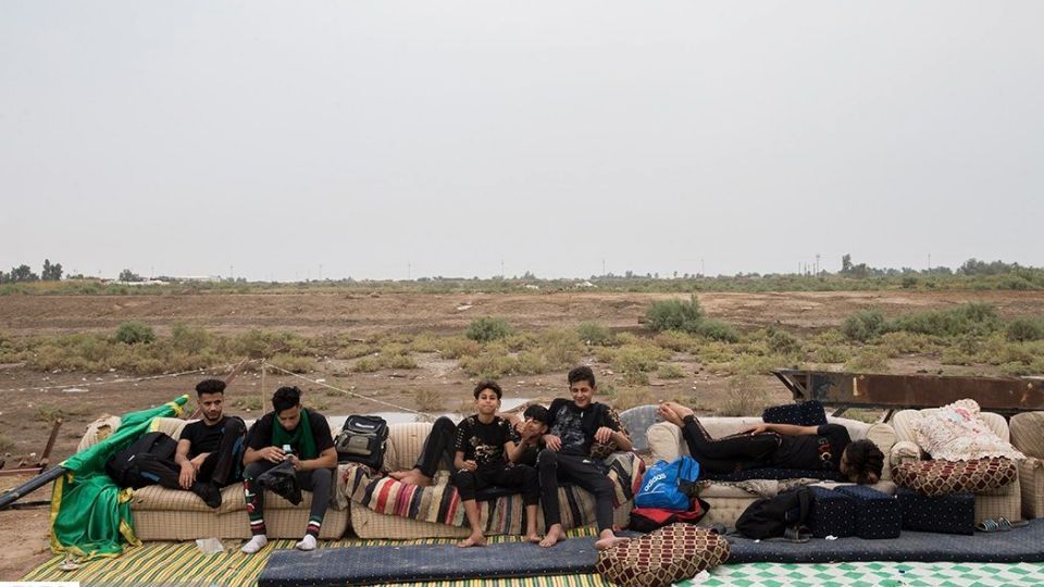 پیاده روی اربعین در ناصریه عراق پیاده روی اربعین در ناصریه عراق