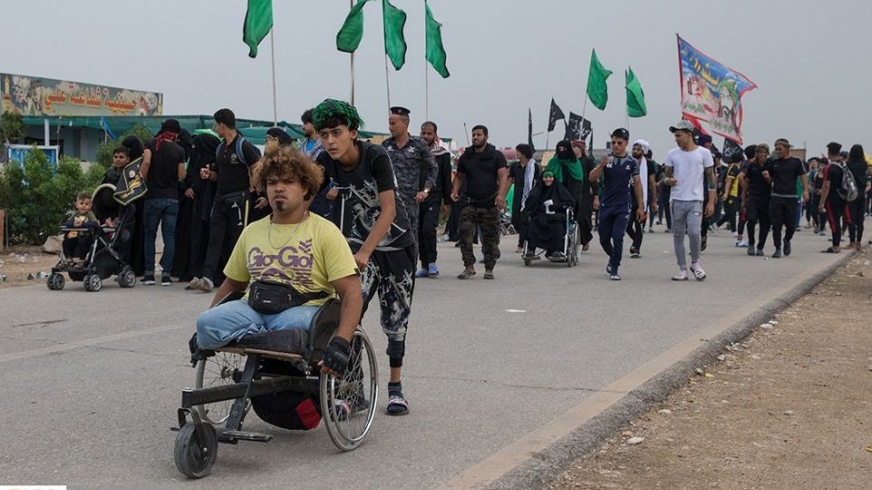 پیاده روی اربعین در ناصریه عراق پیاده روی اربعین در ناصریه عراق