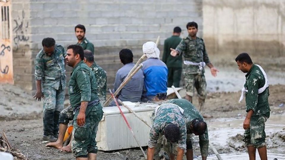 تداوم خدمت‌رسانی سپاه در مناطق سیل‌زده سیستان