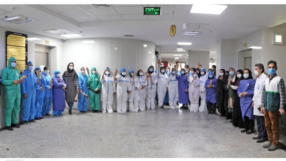 روز پرستار با پرستاران بخش کرونا روز پرستار با پرستاران بخش کرونا