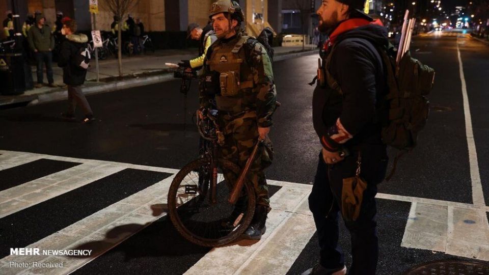 تظاهرات طرفداران ترامپ در واشنگتن تظاهرات طرفداران ترامپ در واشنگتن