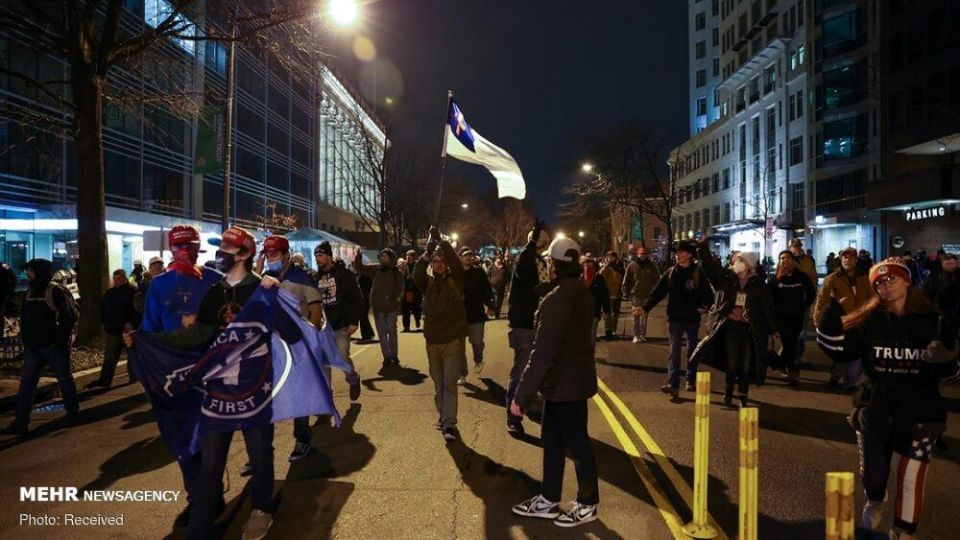 تظاهرات طرفداران ترامپ در واشنگتن تظاهرات طرفداران ترامپ در واشنگتن
