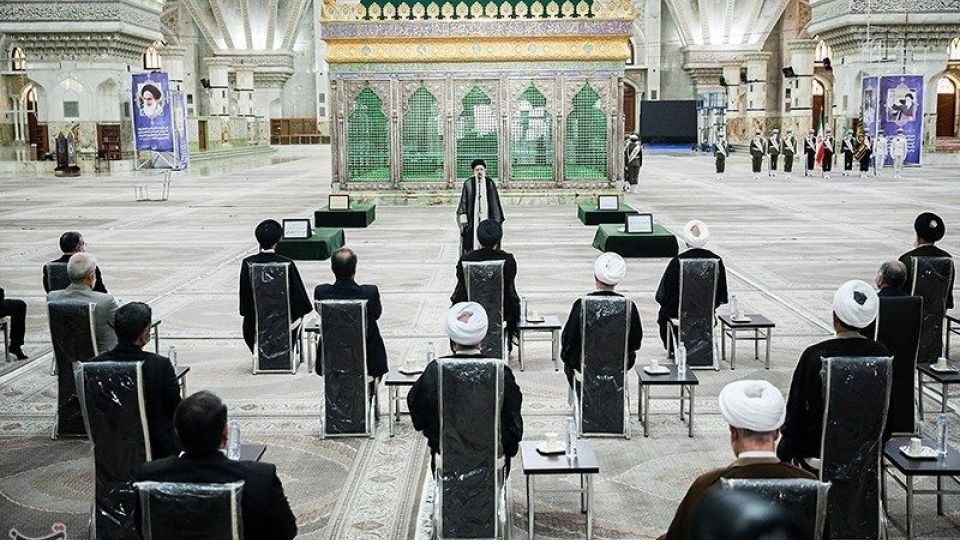 تجدید میثاق سید ابراهیم رئیسی با آرمانهای بنیانگذار انقلاب تجدید میثاق سید ابراهیم رئیسی با آرمانهای بنیانگذار انقلاب