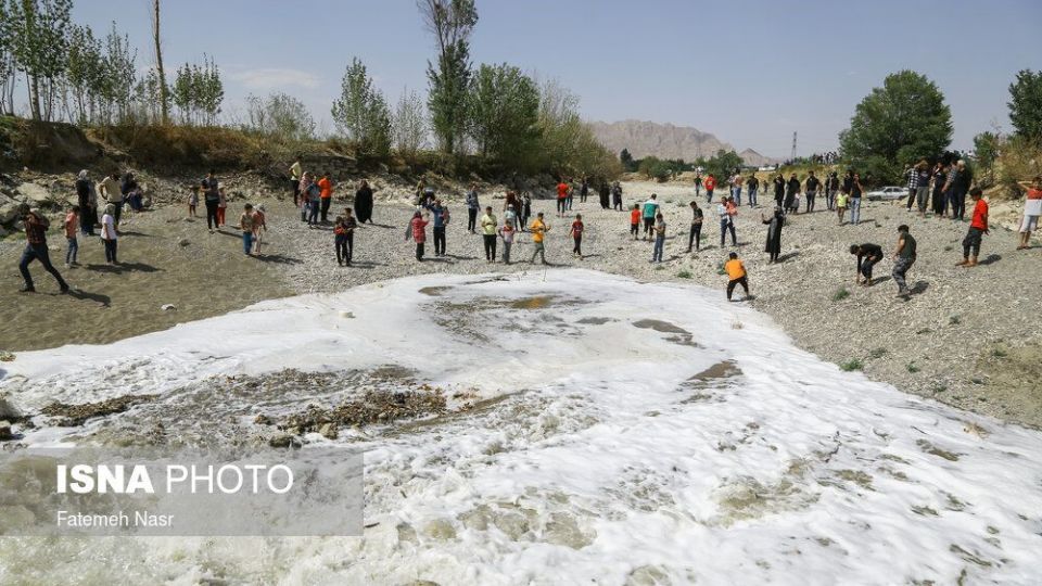 افزایش خروجی آب سد زاینده رود افزایش خروجی آب سد زاینده رود