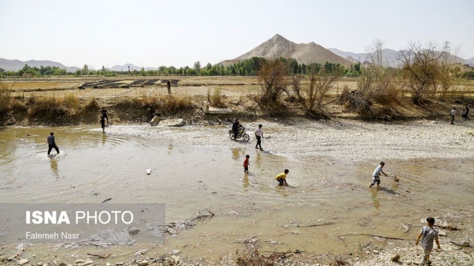 افزایش خروجی آب سد زاینده رود افزایش خروجی آب سد زاینده رود