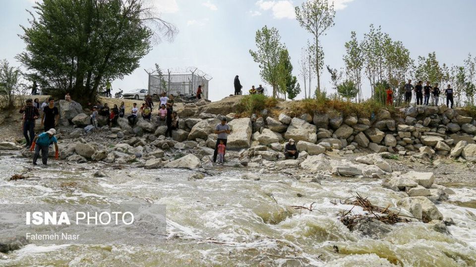 افزایش خروجی آب سد زاینده رود افزایش خروجی آب سد زاینده رود