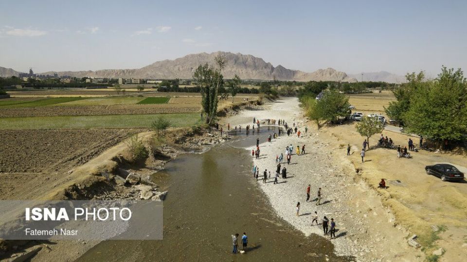 افزایش خروجی آب سد زاینده رود افزایش خروجی آب سد زاینده رود