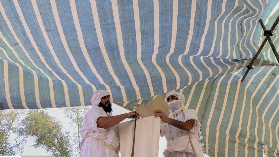 غسل تعمید کودکان مندایی در سوسنگرد غسل تعمید کودکان مندایی در سوسنگرد