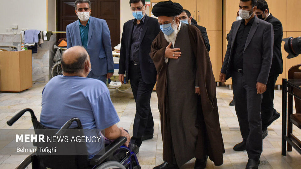 دیدار رئیس بنیاد شهید با جانبازان مرکز ثارالله دیدار رئیس بنیاد شهید با جانبازان مرکز ثارالله