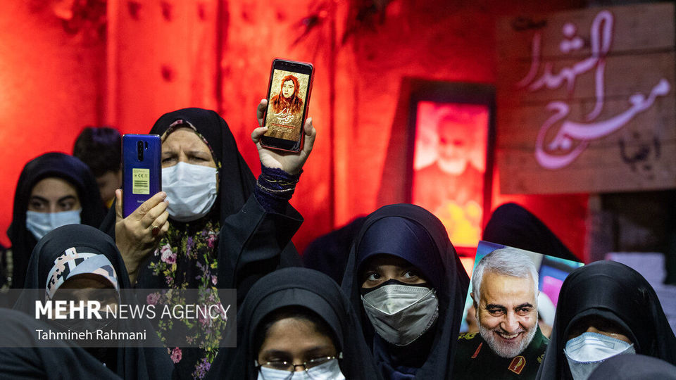 مراسم وداع با پیکراولین بانوی تفحص شده ،شهید فاطمه اسدی مراسم وداع با پیکراولین بانوی تفحص شده ،شهید فاطمه اسدی