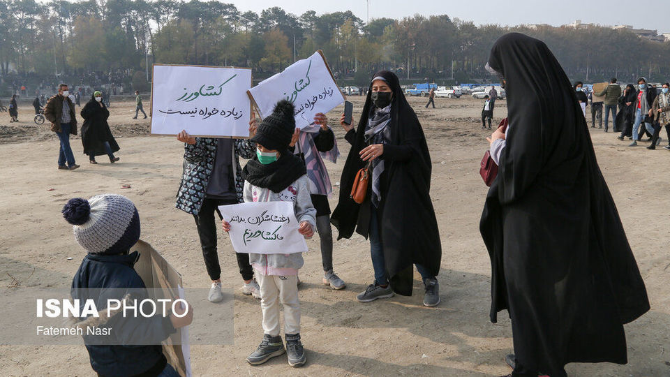 تجمعات اعتراضی مردم و کشاورزان اصفهان تجمعات اعتراضی مردم و کشاورزان اصفهان