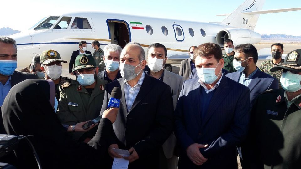 وزیر کشور وارد کرمان شد