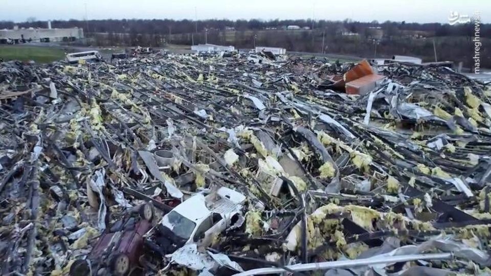 عمق فاجعه طوفان آمریکا عمق فاجعه طوفان آمریکا