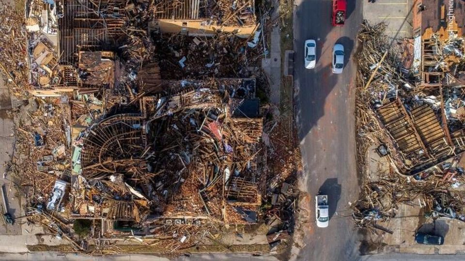 عمق فاجعه طوفان آمریکا عمق فاجعه طوفان آمریکا