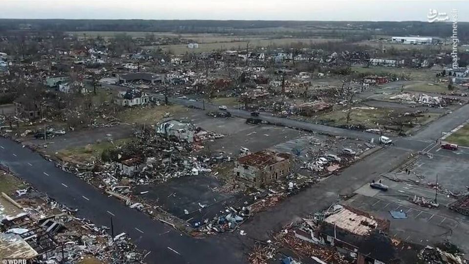 عمق فاجعه طوفان آمریکا عمق فاجعه طوفان آمریکا