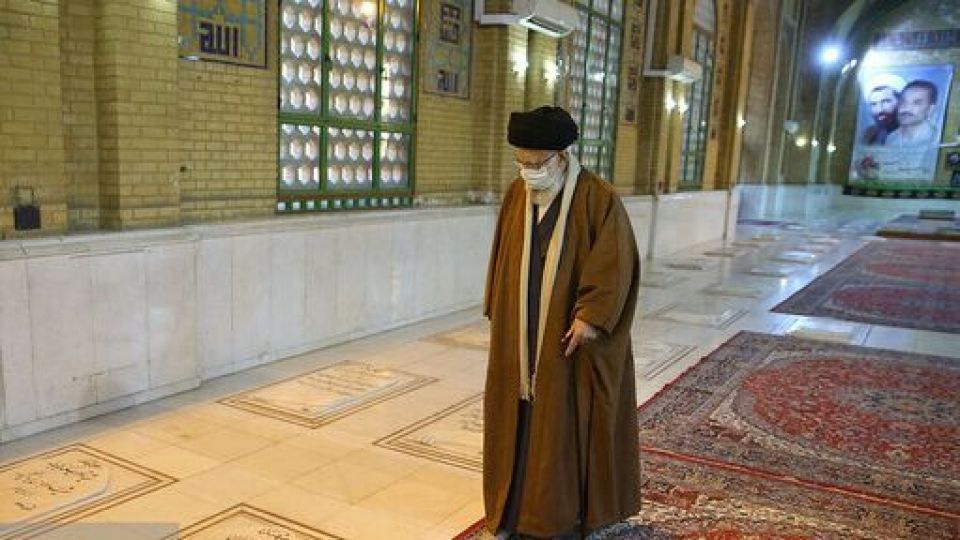 حضور رهبری بر مزار مرحوم هاشمی رفسنجانی