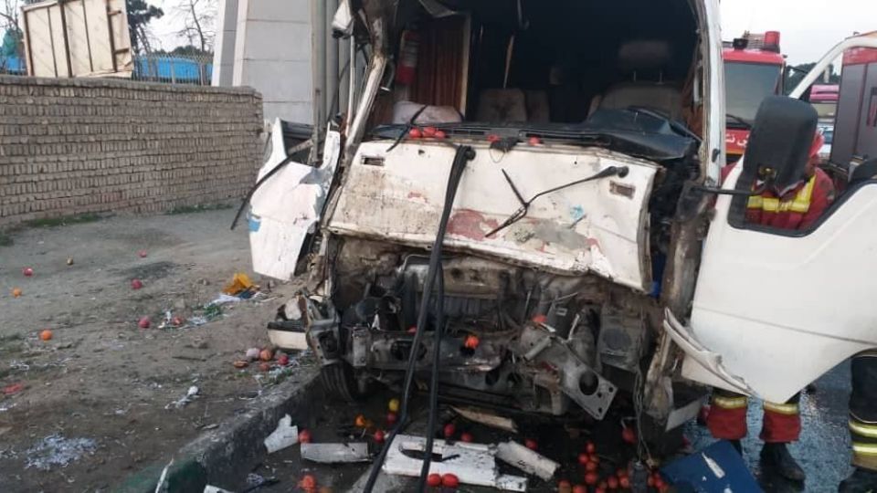 مصدومیت شش نفر در تصادف بزرگراه شهید آوینی