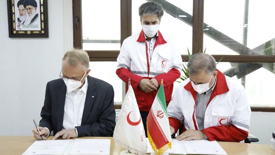 امضای یادداشت تفاهم میان صلیب سرخ آلمان و هلال‌احمر ایران