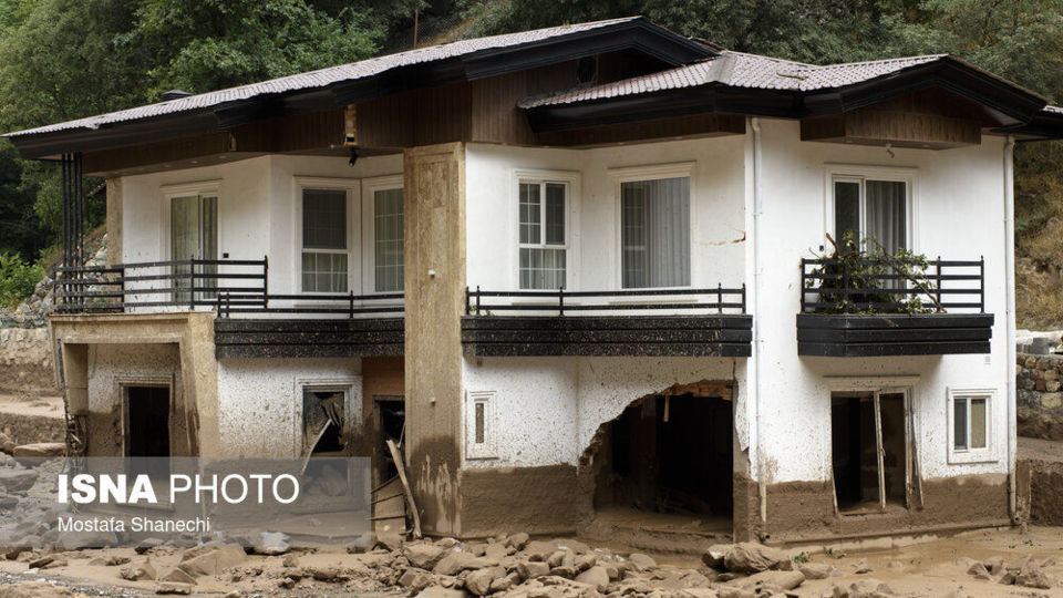 خسارات سیل در غرب مازندران خسارات سیل در غرب مازندران