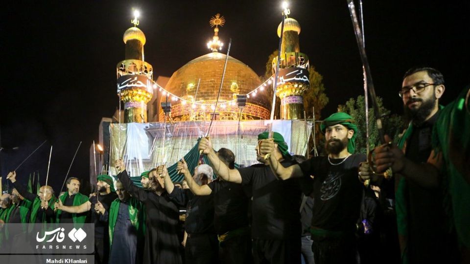 آیین مشعلگردانی در تهران آیین مشعلگردانی در تهران