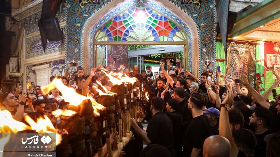 آیین مشعلگردانی در تهران آیین مشعلگردانی در تهران