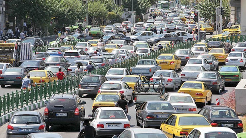 ترافیک سنگین در بزرگراه نواب و بزرگراه هاشمی رفسنجانی