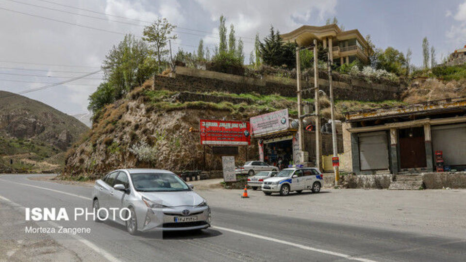 ترافیک پرحجم در جاده چالوس و آزادراه تهران - شمال