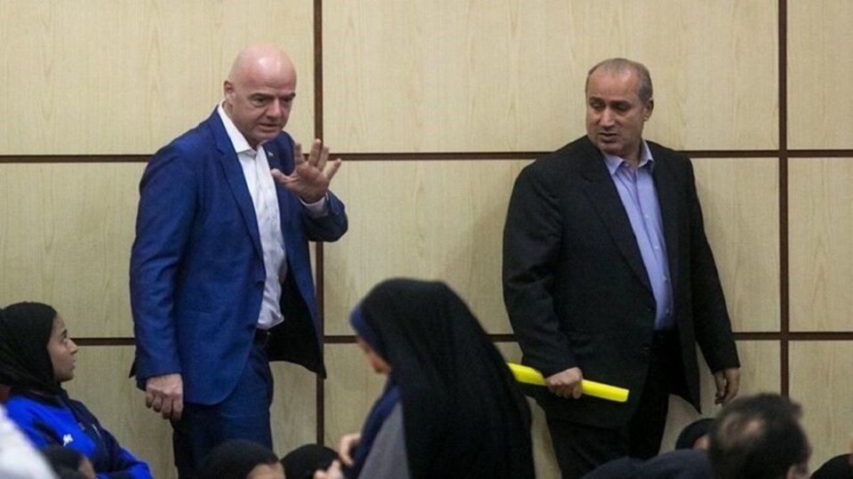 اعتراض تاج به اینفانتینو بابت به کار نبردن کلمه خلیج فارس اعتراض تاج به اینفانتینو بابت به کار نبردن کلمه خلیج فارس