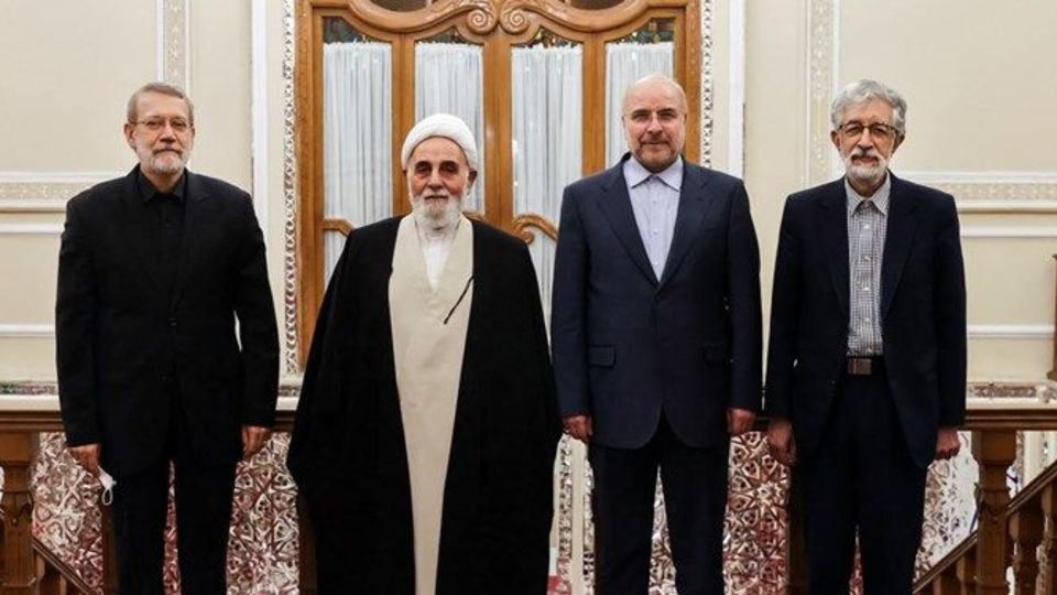 افطاریِ قالیباف با روسای سابق مجلس افطاریِ قالیباف با روسای سابق مجلس