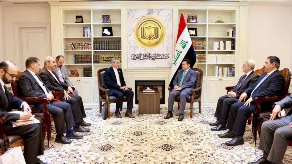 دیدار باقری با مشاور امنیت ملی عراق دیدار باقری با مشاور امنیت ملی عراق