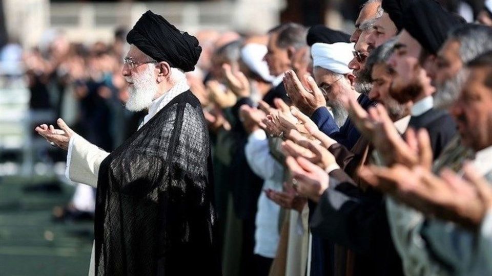 اقامه نماز عید سعید فطر به امامت رهبر انقلاب