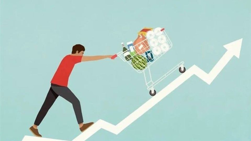 تورم نقطه به نقطه خوراکی‌ها از 47 به 64 درصد رسید