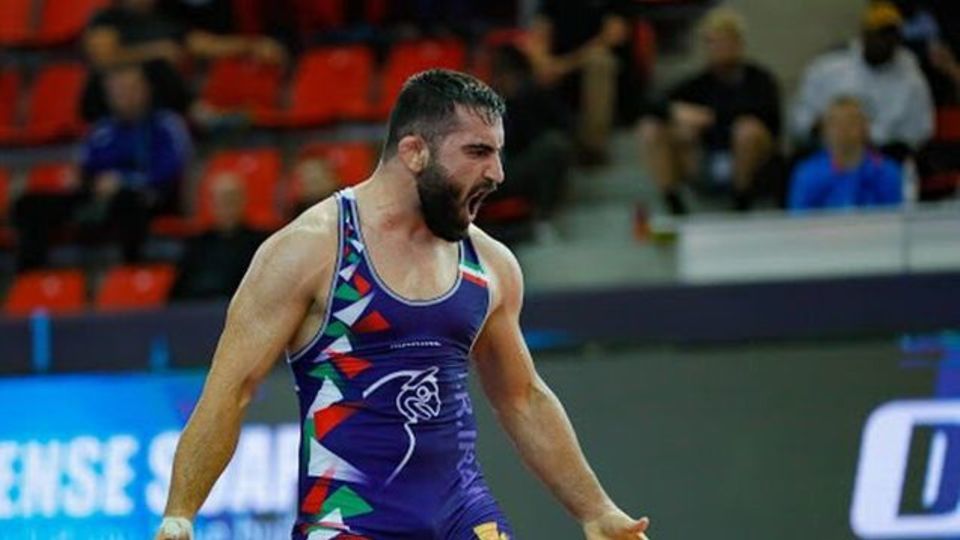 مجتبی گلیج، حریف حسن یزدانی در فینال لیگ برتر کشتی آزاد