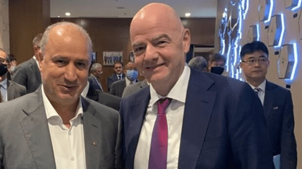 ملاقات تاج با رئیس فیفا برای حل تنش بازی ایران-مصر