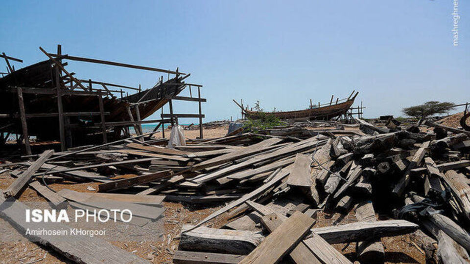 خسارت 480 میلیارد تومانی طوفان به لنج های شکسته شده در جنوب سیستان و بلوچستان