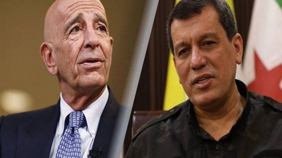 دیدار فرمانده «قسد» و فرستاده ویژه ترامپ با حضور بارزانی