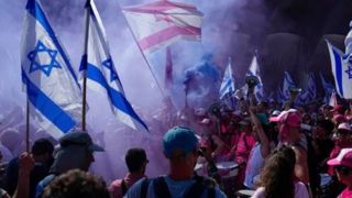 معاریو: ۵۸درصد اسرائیلی‌ها از جنگ داخلی می‌ترسند 