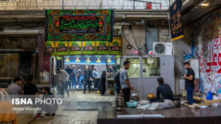 بازار بزرگ تهران در سومین روز شهادت اباعبدالله الحسین(ع)