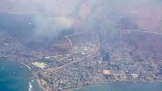 تصاویر هوایی ویرانی‌های مناطق مسکونی در جزایر هاوایی بعد از حریق