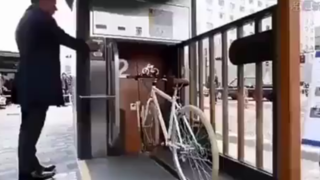 پارکینگ زیرزمینی دوچرخه در ژاپن